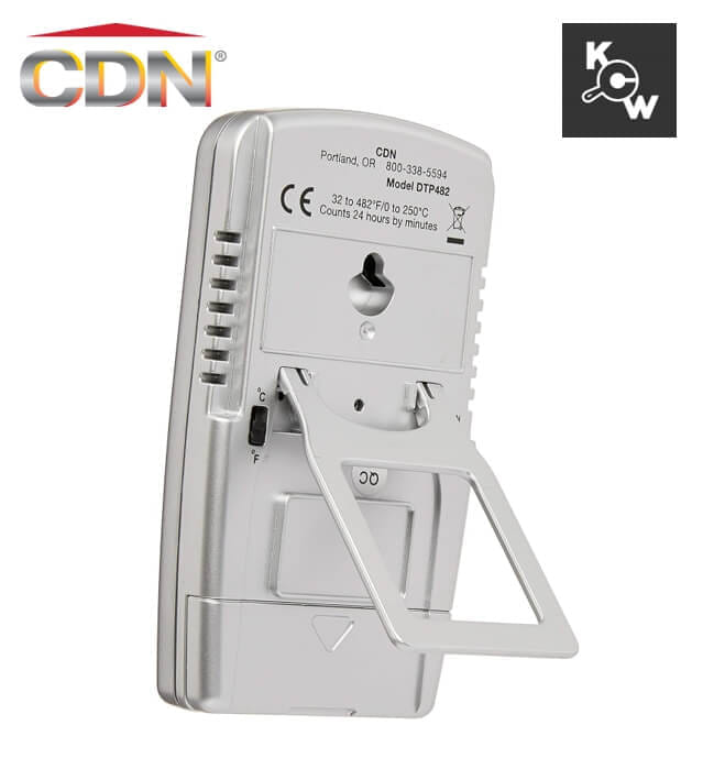 เครื่องวัดอุณหภูมิแบบตั้งโปรแกรมได้/ตัวตั้งเวลา CDN PT0219 สีเงิน_8